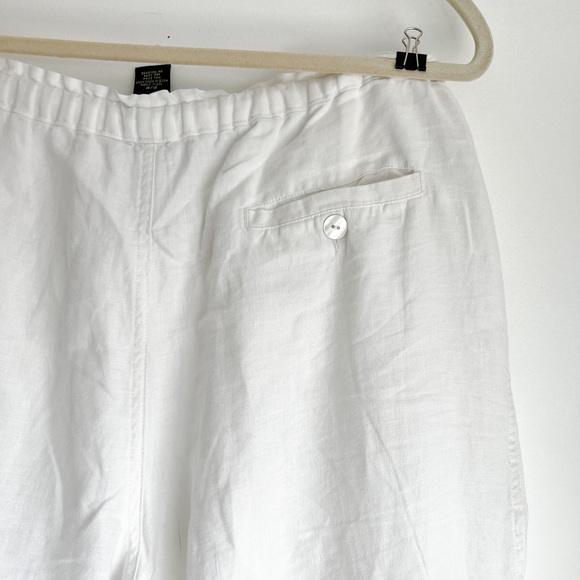 White Linen Slacks - Picture 4 of 5